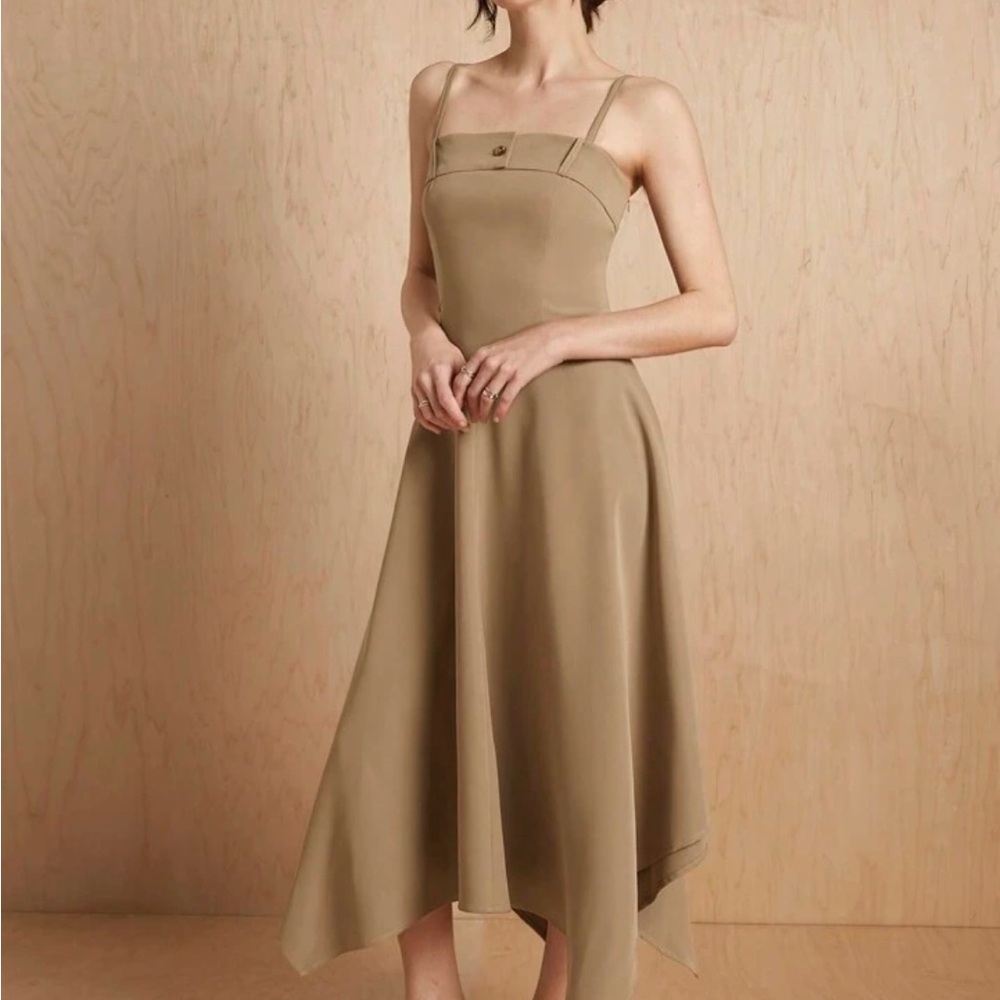 SHEIN X MONSE Assymetical Hem Cami Dress - Picture 5 of 7